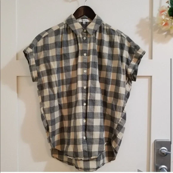 Madewell Buffalo Checkered Central Flannel Shirt - Picture 3 of 5